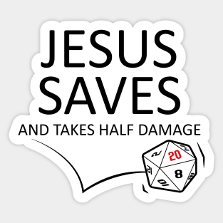 Jesus Saves Sticker